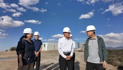 浙江省兰溪市市委书记戴翀一行在阿克塞县考察