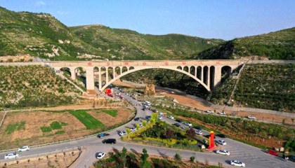 105.92米!邯郸“人造天河”成为世界上单跨最大石拱渡槽