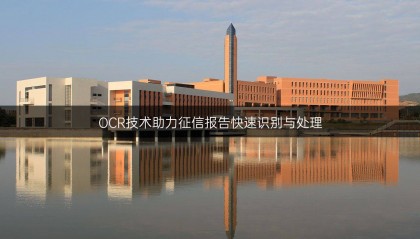 OCR技术助力征信报告快速识别与处理