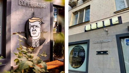 乌媒：不满美国对乌政策，基辅“特朗普”咖啡店改名