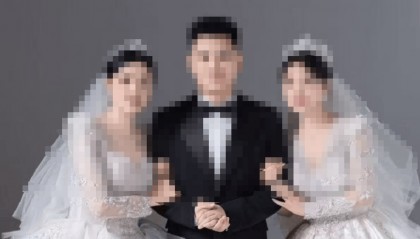 “一夫二妻”婚纱照，公序良俗岂容“闹着玩”？ | 新京报快评