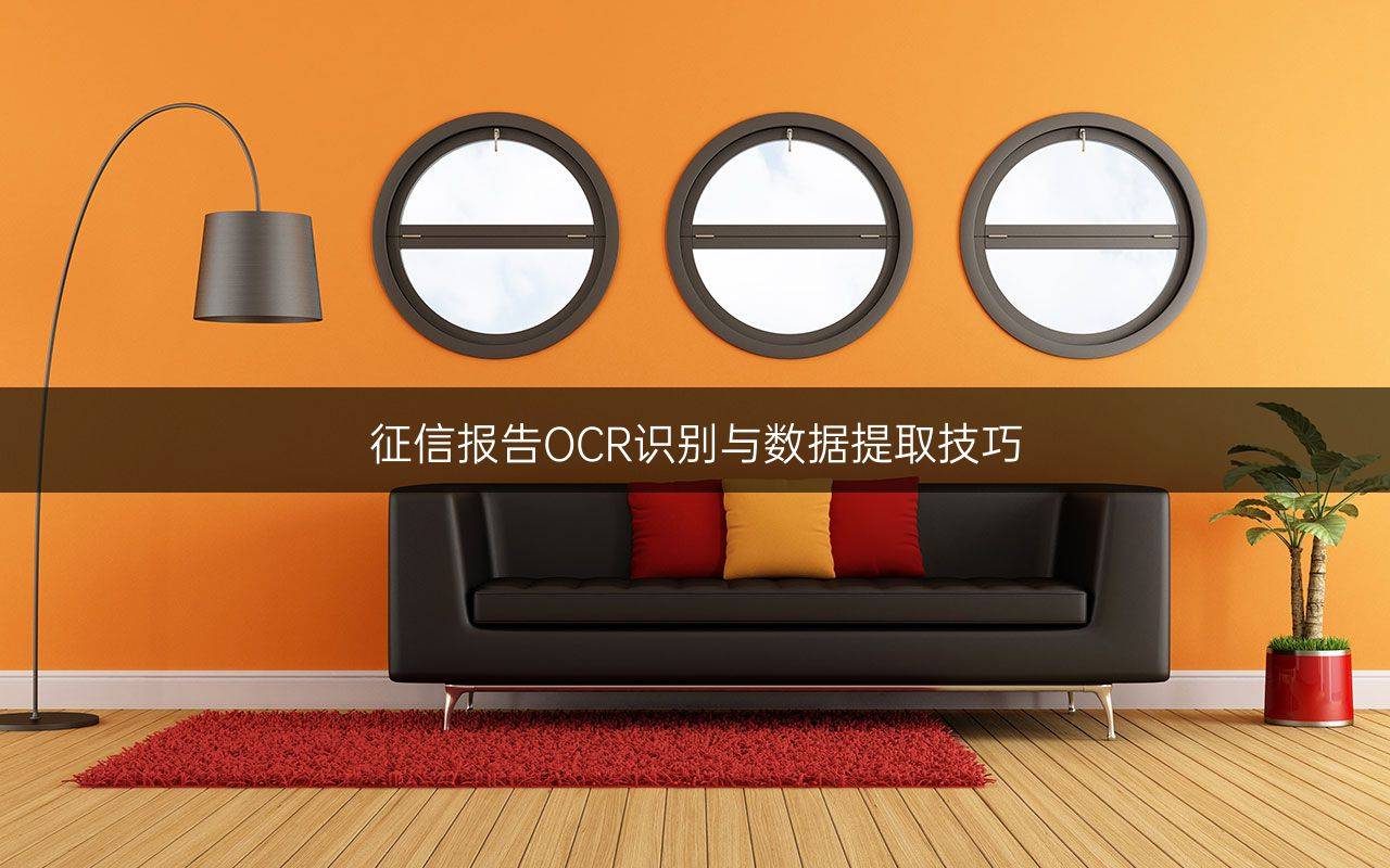 征信报告OCR识别与数据提取技巧