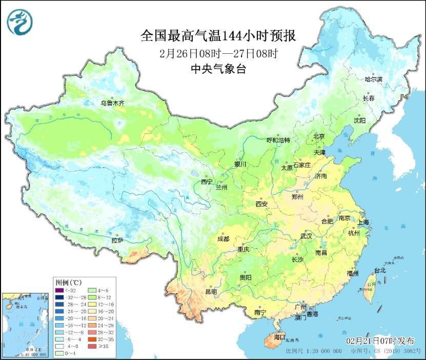 中央气象台：南方地区仍多阴雨天气，26日前中东部气温偏低注意保暖